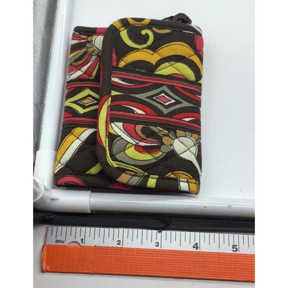 Vera Bradley Puccini Quilted Trifold Wallet ID Window Multiple Compartments - Picture 6 of 8
